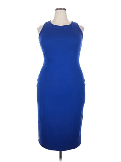 Pre-owned Guess Cocktail Dress In Blue