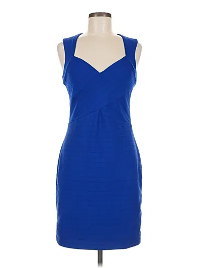 Pre-owned Guess Cocktail Dress In Blue