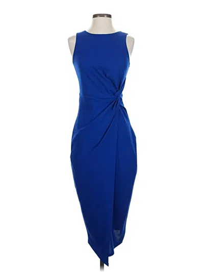Pre-owned Guess Cocktail Dress In Blue