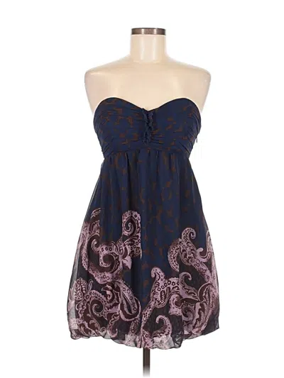 Pre-owned Guess Cocktail Dress In Blue