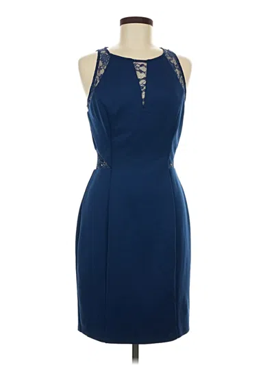 Pre-owned Guess Cocktail Dress In Blue