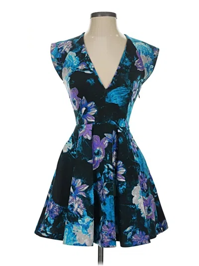 Pre-owned Guess Cocktail Dress In Blue