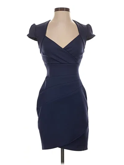 Pre-owned Guess Cocktail Dress In Blue