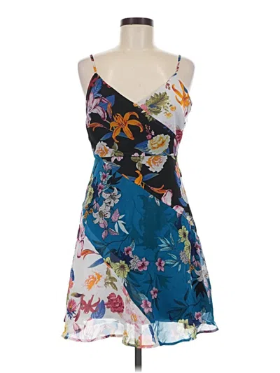 Pre-owned Guess Cocktail Dress In Blue