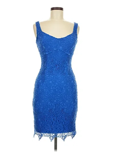 Pre-owned Guess Cocktail Dress In Blue