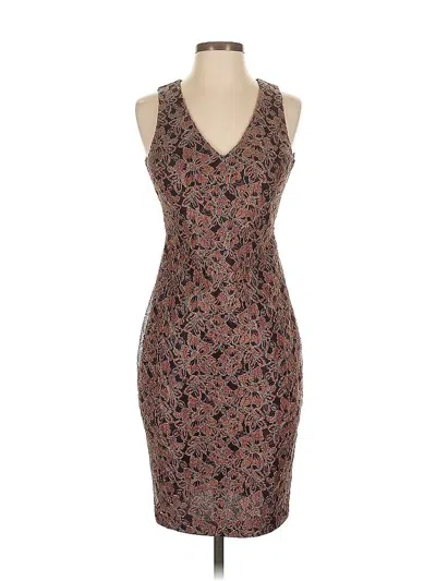 Pre-owned Guess Cocktail Dress In Brown