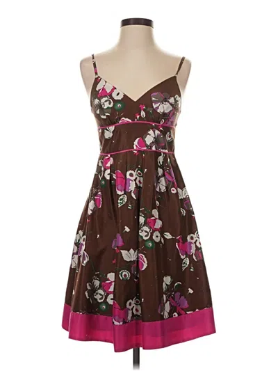 Pre-owned Guess Cocktail Dress In Brown