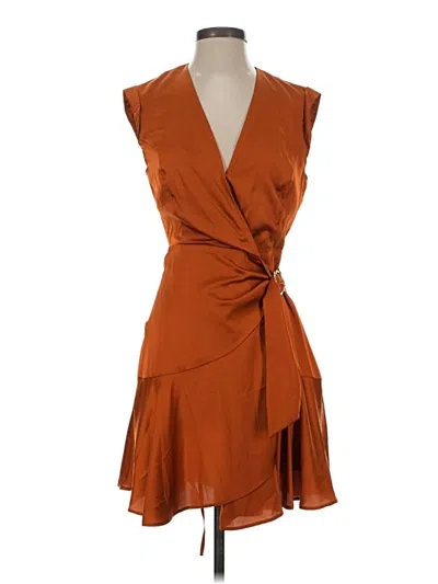 Pre-owned Guess Cocktail Dress In Brown