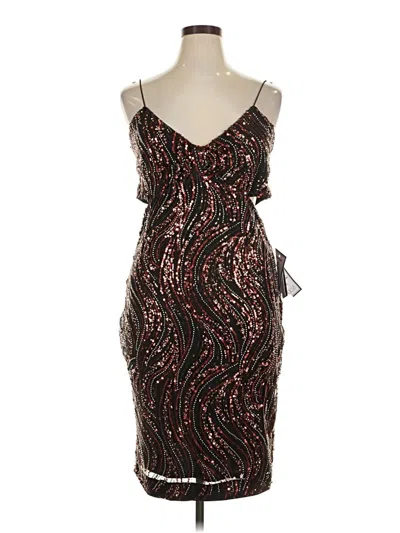 Pre-owned Guess Cocktail Dress In Brown