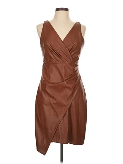 Pre-owned Guess Cocktail Dress In Brown