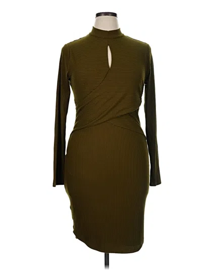 Pre-owned Guess Cocktail Dress In Brown
