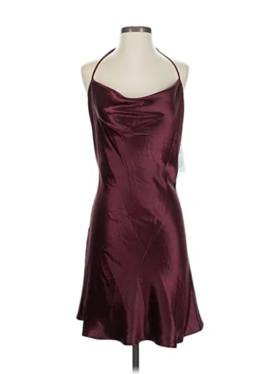 Guess Cocktail Dress In Burgundy