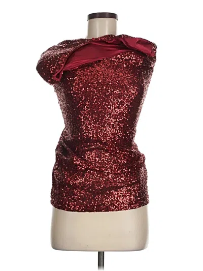 Pre-owned Guess Cocktail Dress In Burgundy