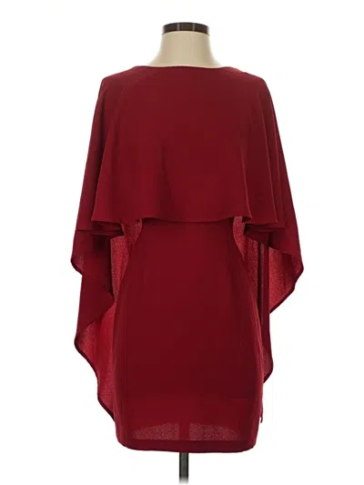 Pre-owned Guess Cocktail Dress In Burgundy