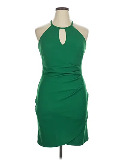 Pre-owned Guess Cocktail Dress In Green