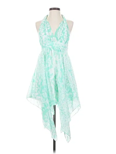Pre-owned Guess Cocktail Dress In Green