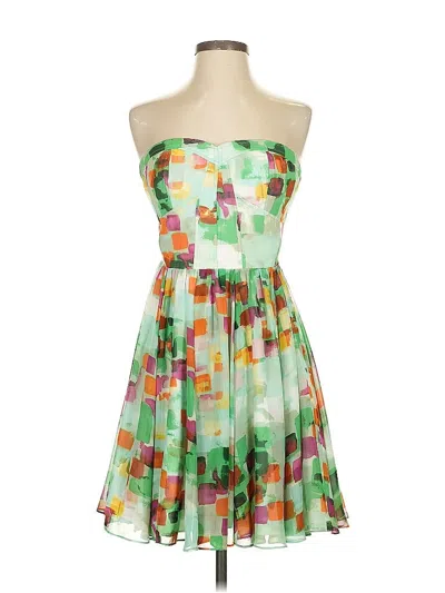 Pre-owned Guess Cocktail Dress In Green