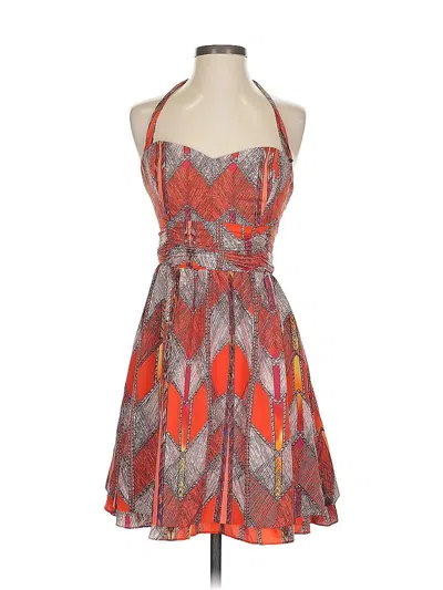 Pre-owned Guess Cocktail Dress In Orange