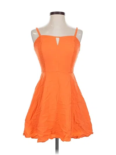 Pre-owned Guess Cocktail Dress In Orange