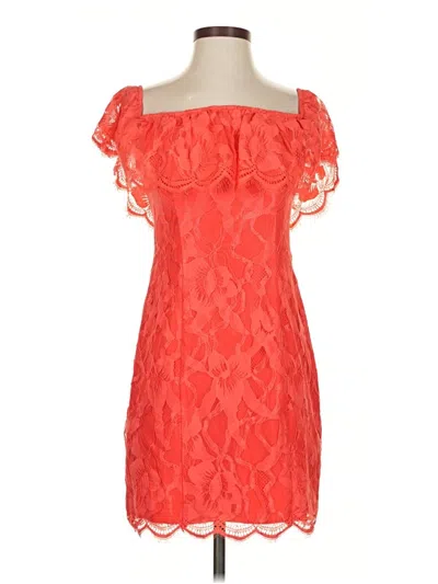 Pre-owned Guess Cocktail Dress In Orange