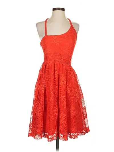 Pre-owned Guess Cocktail Dress In Orange