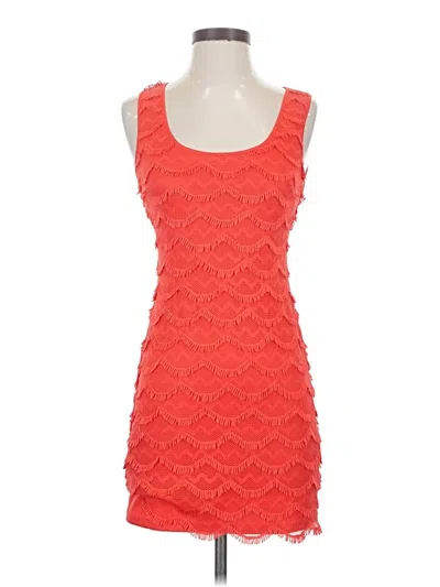 Pre-owned Guess Cocktail Dress In Orange