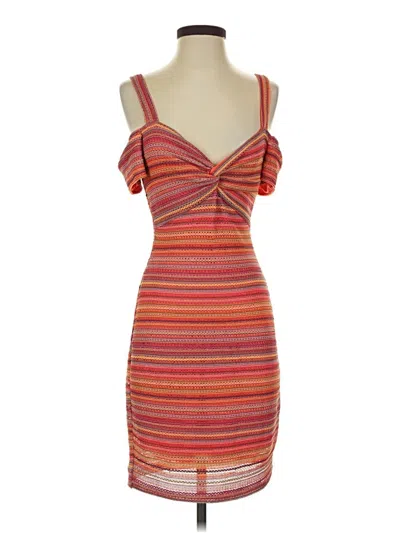 Guess Cocktail Dress In Orange