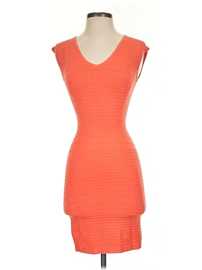 Guess Cocktail Dress In Orange