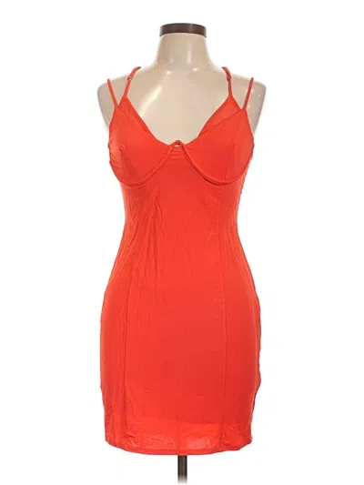 Guess Cocktail Dress In Orange