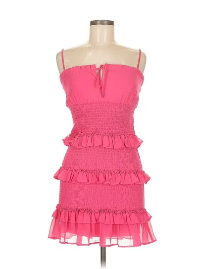 Pre-owned Guess Cocktail Dress In Pink