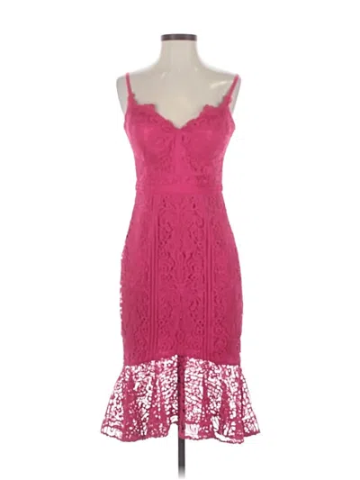 Pre-owned Guess Cocktail Dress In Pink