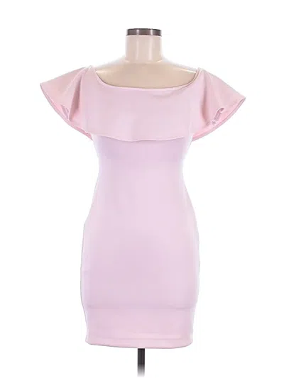 Pre-owned Guess Cocktail Dress In Pink