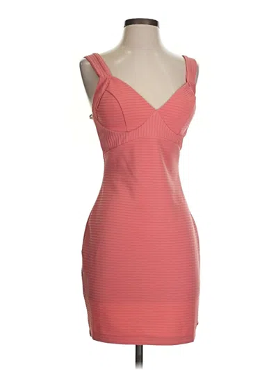 Pre-owned Guess Cocktail Dress In Pink