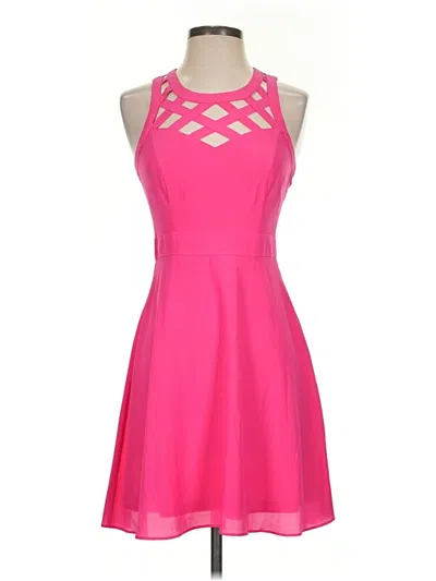 Pre-owned Guess Cocktail Dress In Pink