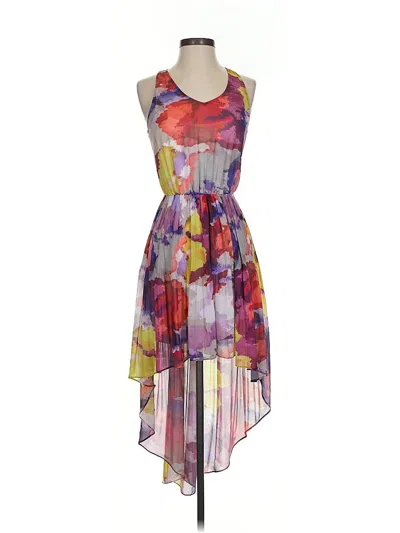 Pre-owned Guess Cocktail Dress In Purple