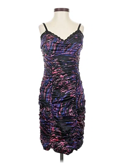 Pre-owned Guess Cocktail Dress In Purple