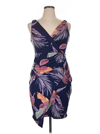 Pre-owned Guess Cocktail Dress In Purple