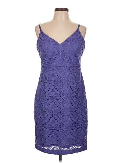 Pre-owned Guess Cocktail Dress In Purple