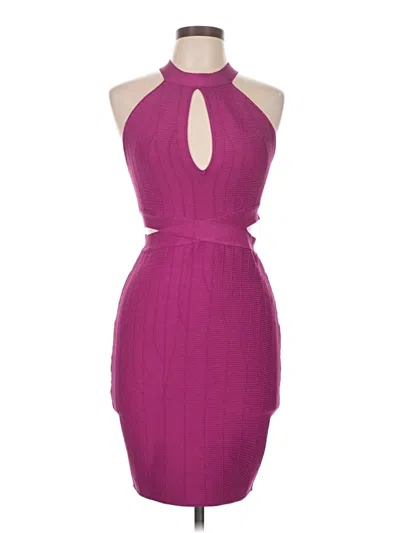 Pre-owned Guess Cocktail Dress In Purple