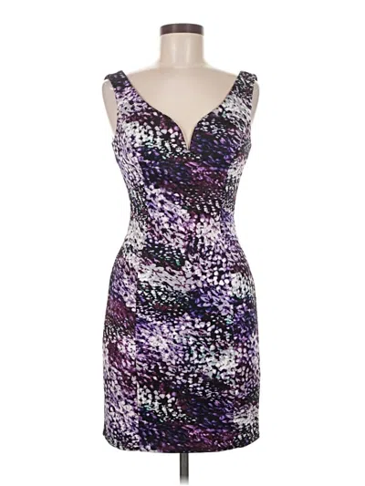 Pre-owned Guess Cocktail Dress In Purple