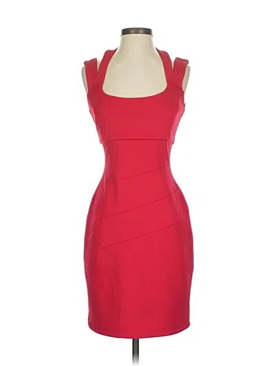 Pre-owned Guess Cocktail Dress In Red