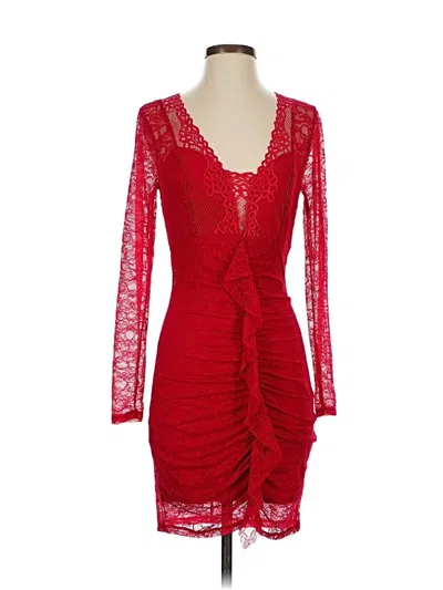 Pre-owned Guess Cocktail Dress In Red