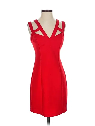 Pre-owned Guess Cocktail Dress In Red