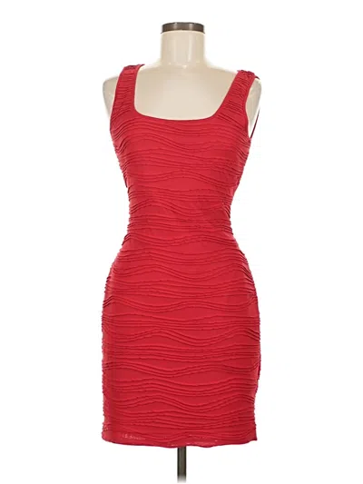 Pre-owned Guess Cocktail Dress In Red