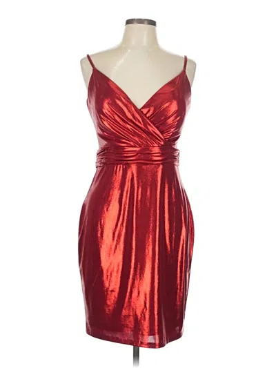 Pre-owned Guess Cocktail Dress In Red