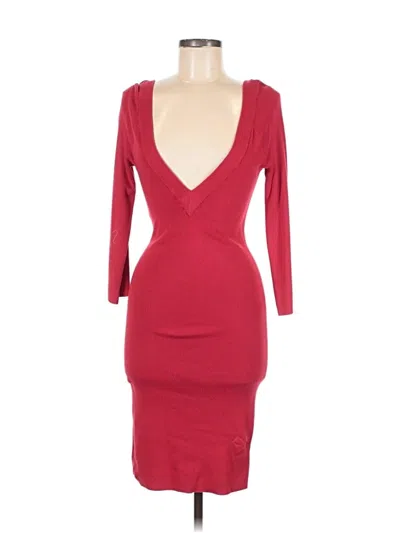 Pre-owned Guess Cocktail Dress In Red