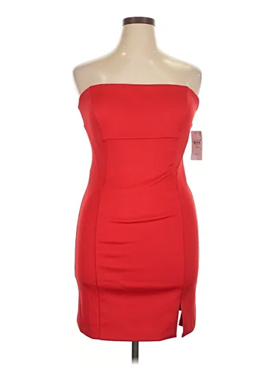 Pre-owned Guess Cocktail Dress In Red