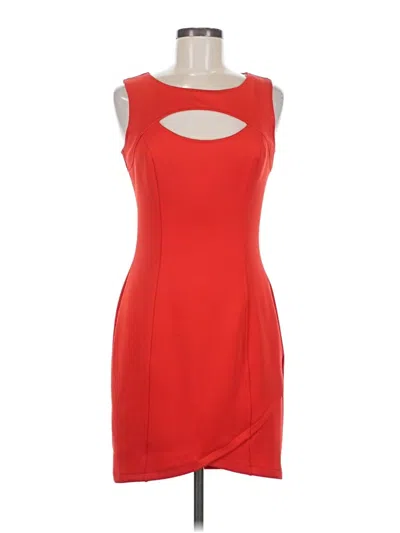 Pre-owned Guess Cocktail Dress In Red