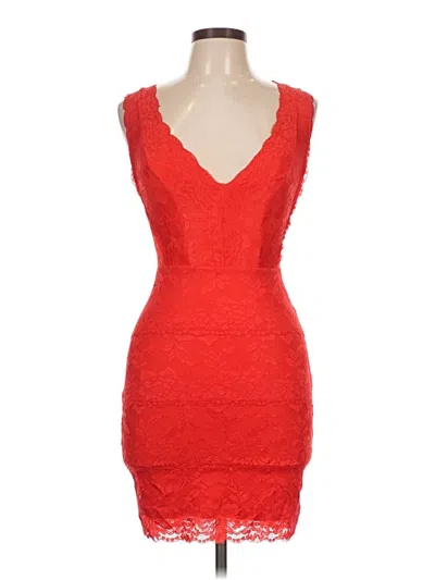 Pre-owned Guess Cocktail Dress In Red