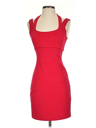 Pre-owned Guess Cocktail Dress In Red